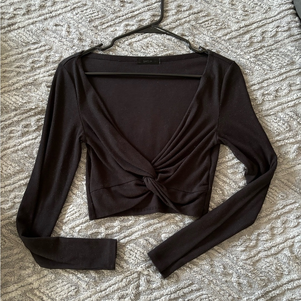 cropped long sleeve